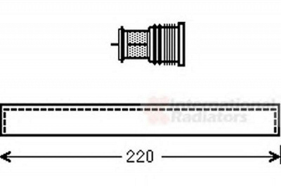 VAN WEZEL 5800d294 -  Осушитель, кондиционер